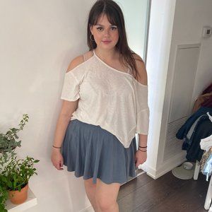 FREE PEOPLE OFF THE SHOULDER TEE